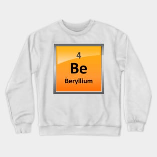 Beryllium Element Tile - Periodic Table Crewneck Sweatshirt